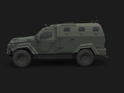 GURKHA monovolume Modello 3D