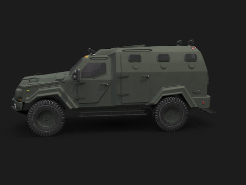 GURKHA monovolume Modello 3D