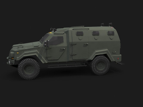 GURKHA monovolume Modello 3D