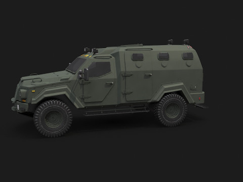 GURKHA monovolume Modello 3D