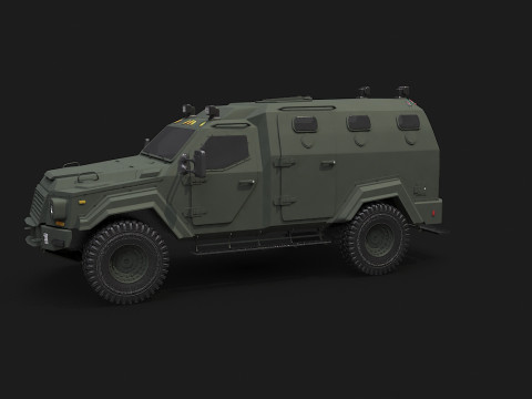 GURKHA monovolume Modello 3D