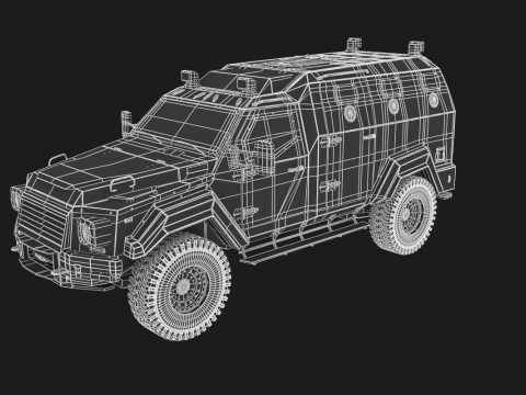 GURKHA monovolume Modello 3D
