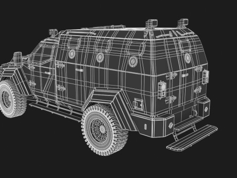 GURKHA monovolume Modello 3D