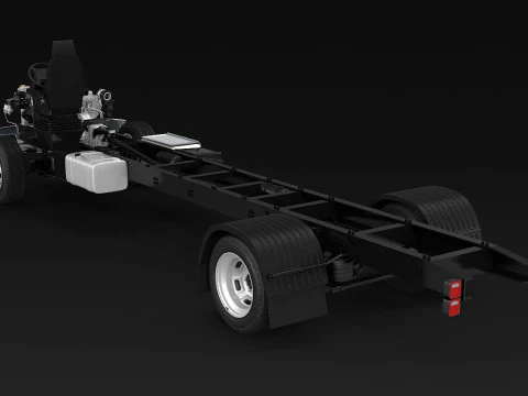 Carrello per semirimorchi Modello 3D