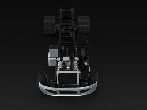 Carrello per semirimorchi Modello 3D