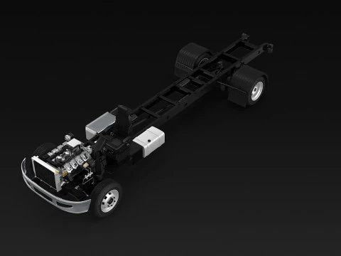 Carrello per semirimorchi Modello 3D