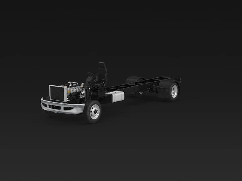 Carrello per semirimorchi Modello 3D