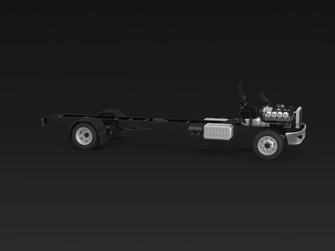 Carrello per semirimorchi Modello 3D
