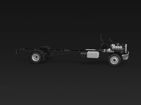 Carrello per semirimorchi Modello 3D