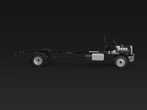 Carrello per semirimorchi Modello 3D