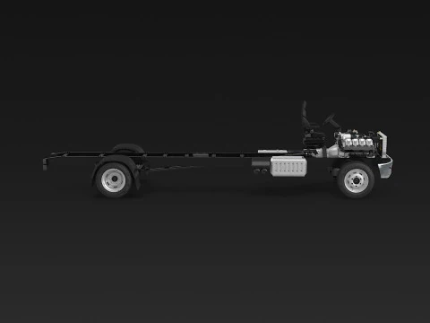 Carrello per semirimorchi Modello 3D