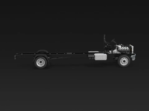 Carrello per semirimorchi Modello 3D