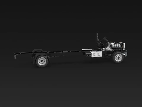 Carrello per semirimorchi Modello 3D