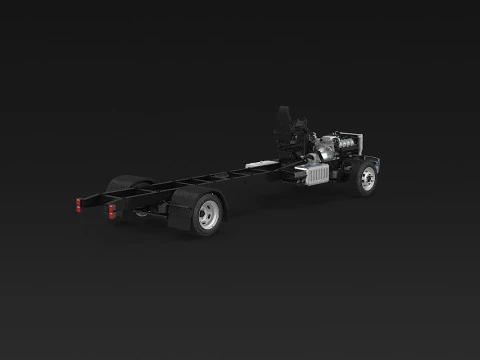 Carrello per semirimorchi Modello 3D