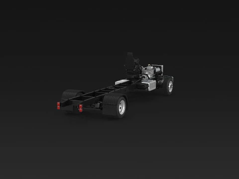 Carrello per semirimorchi Modello 3D