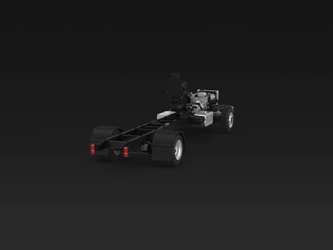 Carrello per semirimorchi Modello 3D