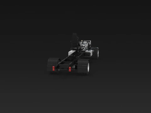 Carrello per semirimorchi Modello 3D