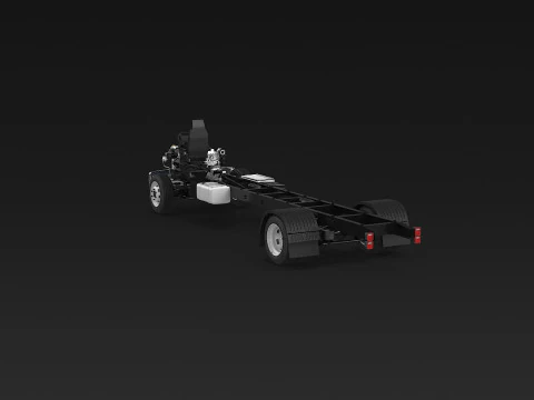 Carrello per semirimorchi Modello 3D