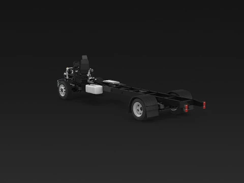 Carrello per semirimorchi Modello 3D