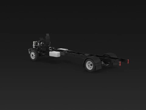 Carrello per semirimorchi Modello 3D