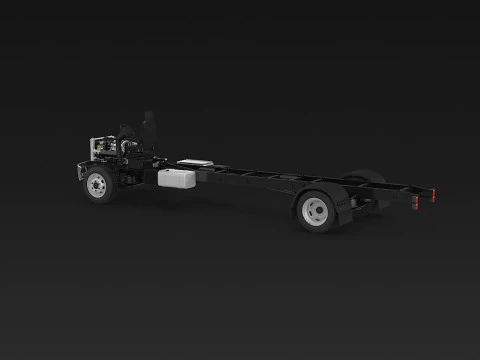 Carrello per semirimorchi Modello 3D