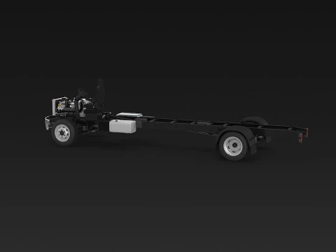 Carrello per semirimorchi Modello 3D