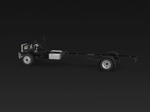 Carrello per semirimorchi Modello 3D