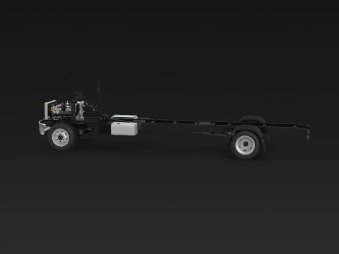 Carrello per semirimorchi Modello 3D