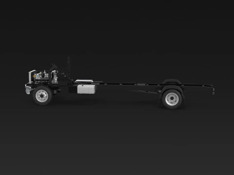 Carrello per semirimorchi Modello 3D