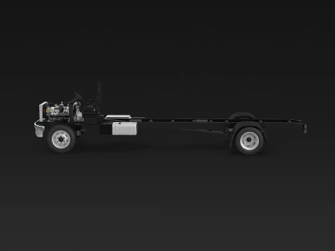 Carrello per semirimorchi Modello 3D