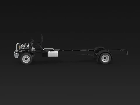 Carrello per semirimorchi Modello 3D