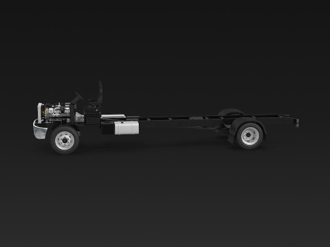 अर्ध ट्रक हवाई जहाज़ के पहिये 3D मॉडल