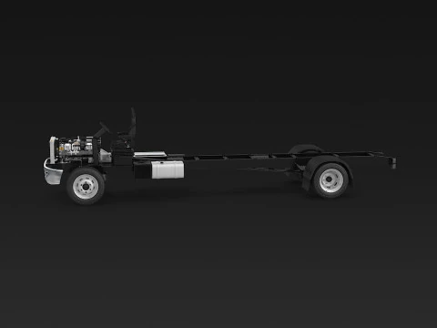 Carrello per semirimorchi Modello 3D