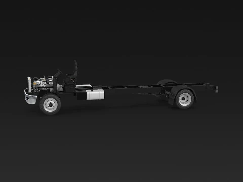 Carrello per semirimorchi Modello 3D