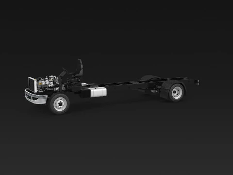 Carrello per semirimorchi Modello 3D