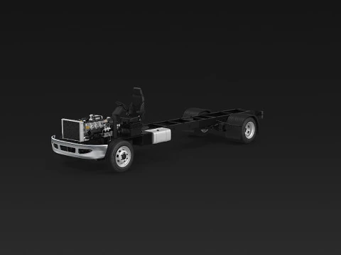 Carrello per semirimorchi Modello 3D