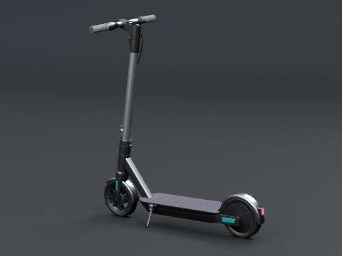 Elektrische scooter 3D Model