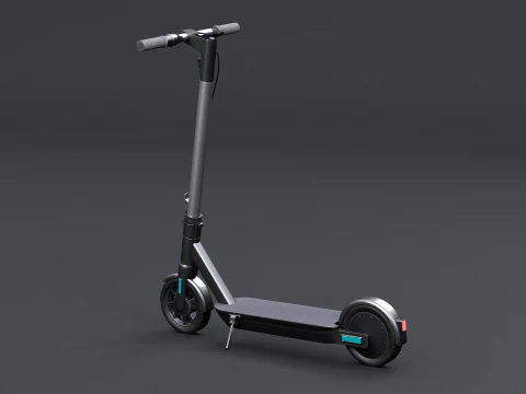 Electric Kick Scooter 3D Model