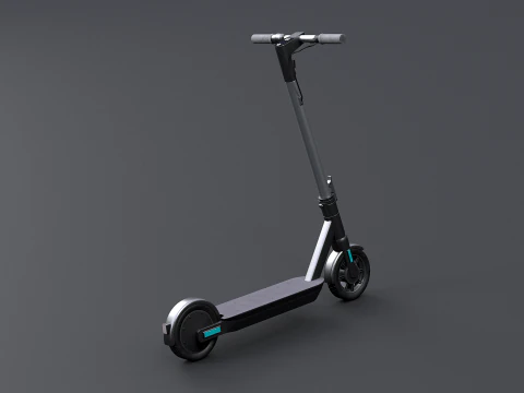 Electric Kick Scooter 3D Model