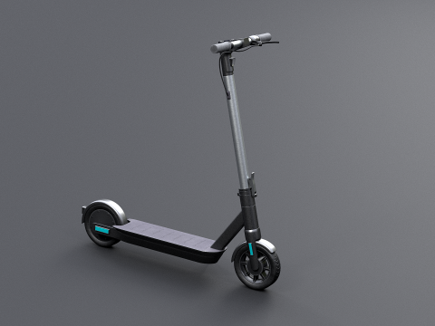 Elektrische scooter 3D Model
