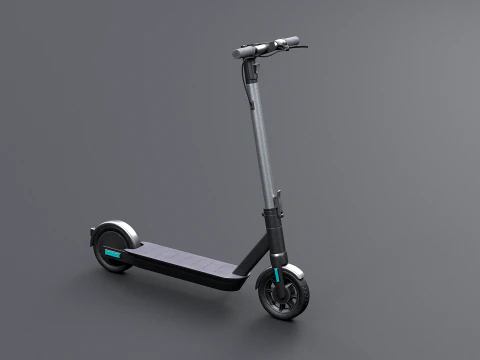 Electric Kick Scooter 3D Model