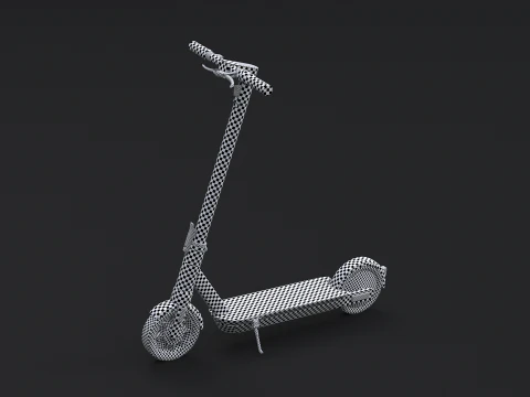Electric Kick Scooter 3D Model