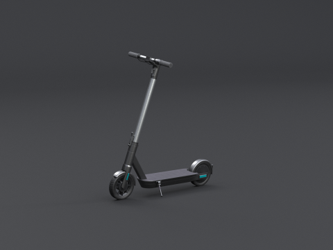 Elektrische scooter 3D Model