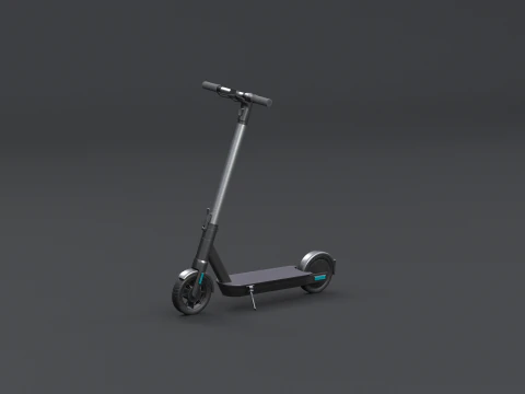 Electric Kick Scooter 3D Model