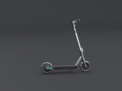 Elektrische scooter 3D Model