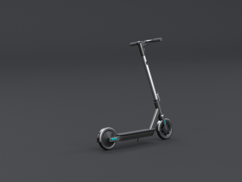 Elektrische scooter 3D Model