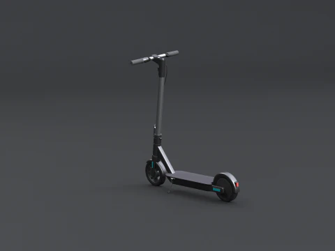 Electric Kick Scooter 3D Model