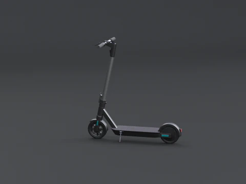 Electric Kick Scooter 3D Model