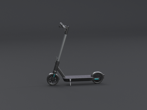 Elektrische scooter 3D Model