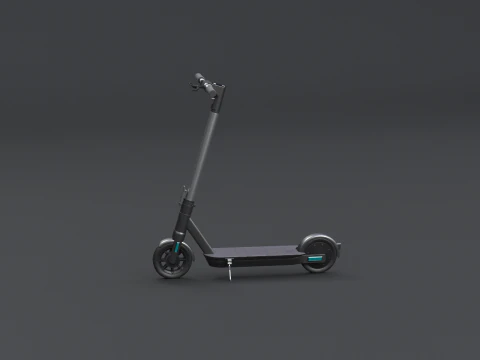 Electric Kick Scooter 3D Model